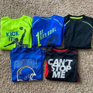 Lot of 5 Jumping Beans size L(7) long sleeve shirts
